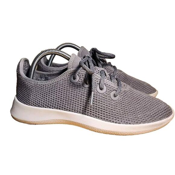 Allbirds Tree Runners TR Lace Gray Shoes Sneakers - Womens Size US 9 - Picture 3 of 9